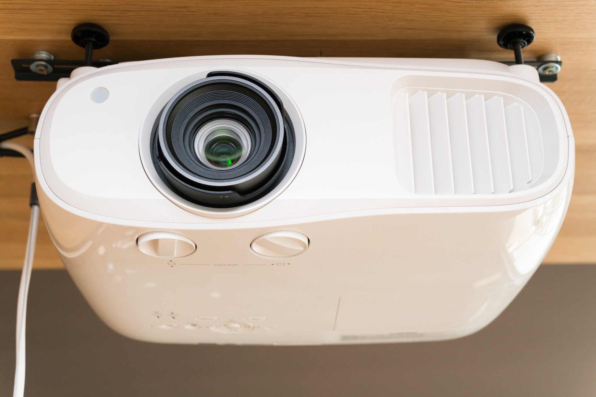home theater projector closeup