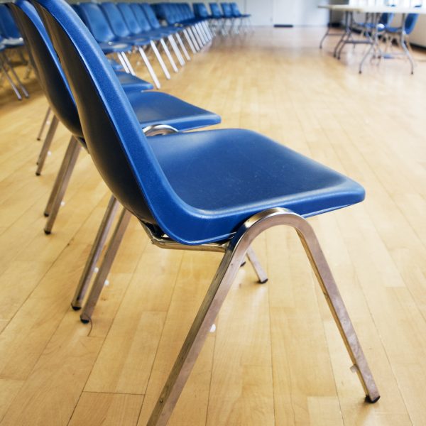 Blue Chair Seating in an Auditorium